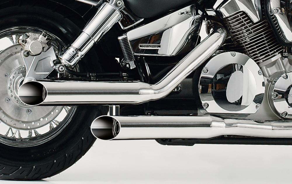 Nur bei uns ! BR - Falcon "Cromo Line" Auspuffanlage / Yamaha XVS 650 + Classic / ab 2003 / ABE
