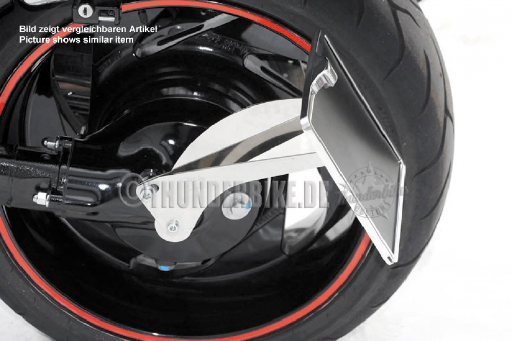 seitl. TBG-Kennzeichen-Grundhalter / schwarz / SUZUKI VZ 1600 Marauder / TÜV