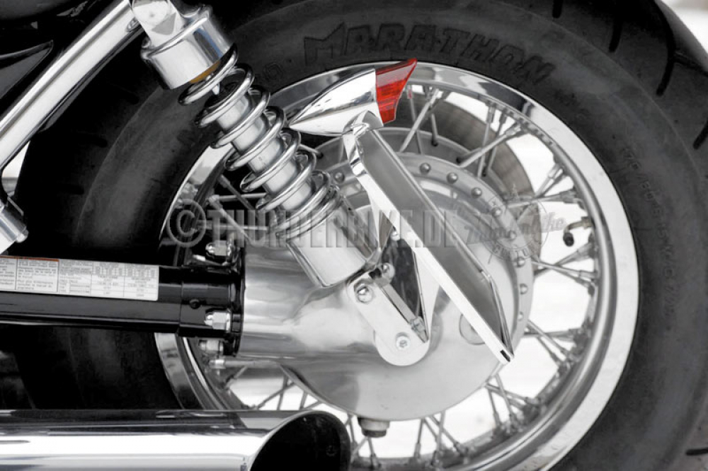 seitl. TBG-Kennzeichen-Grundhalter VA "kurz" / poliert / SUZUKI VZ 800 Marauder / kein TÜV