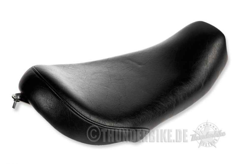 TB EINZELSITZ "FatBob" / Echtleder / schwarz / für HD Dyna Heckfender FatBob