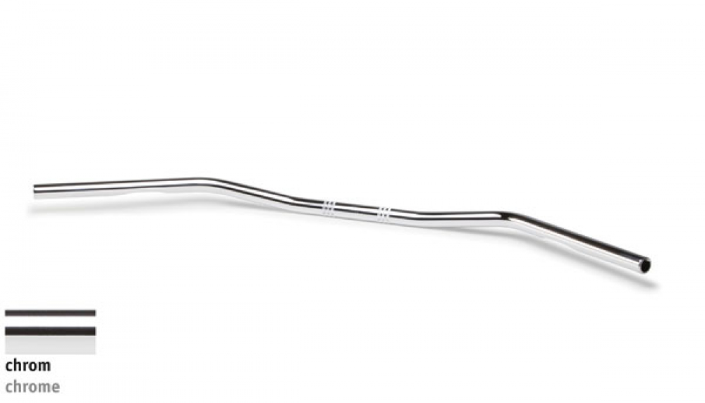 LENKER Wide Bar 1" (1 Zoll) / Japaner / 1010 / 55 / 200 mm / chrom / Tüv