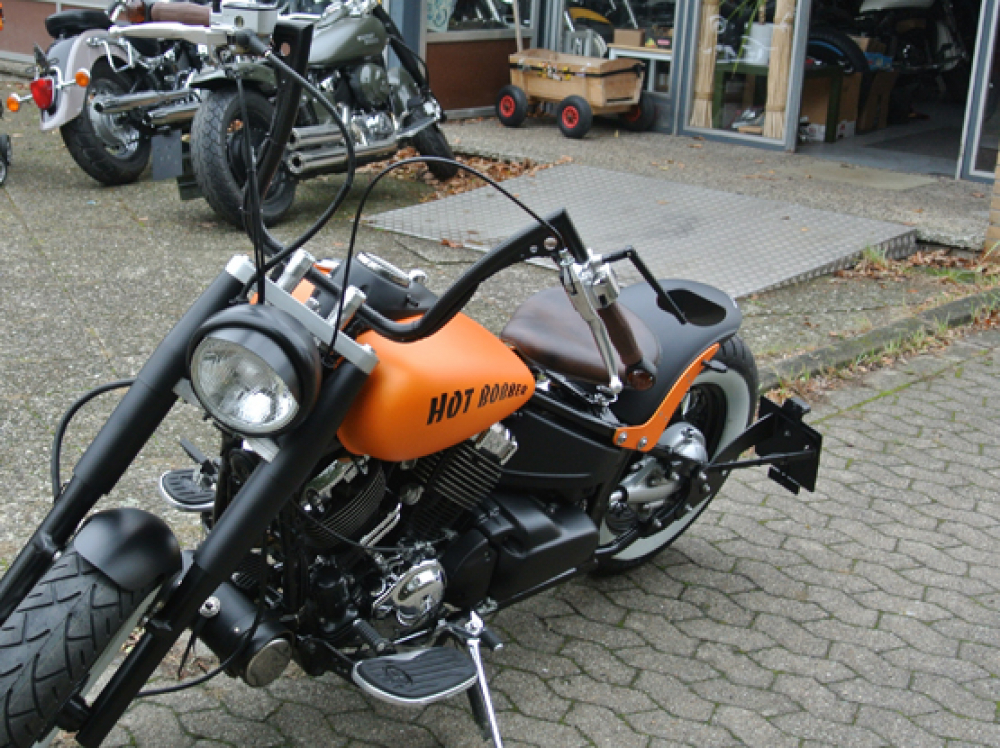 Yamaha XVS 650/1100 HOT-BOBBER OLDSTYLE ORANGE