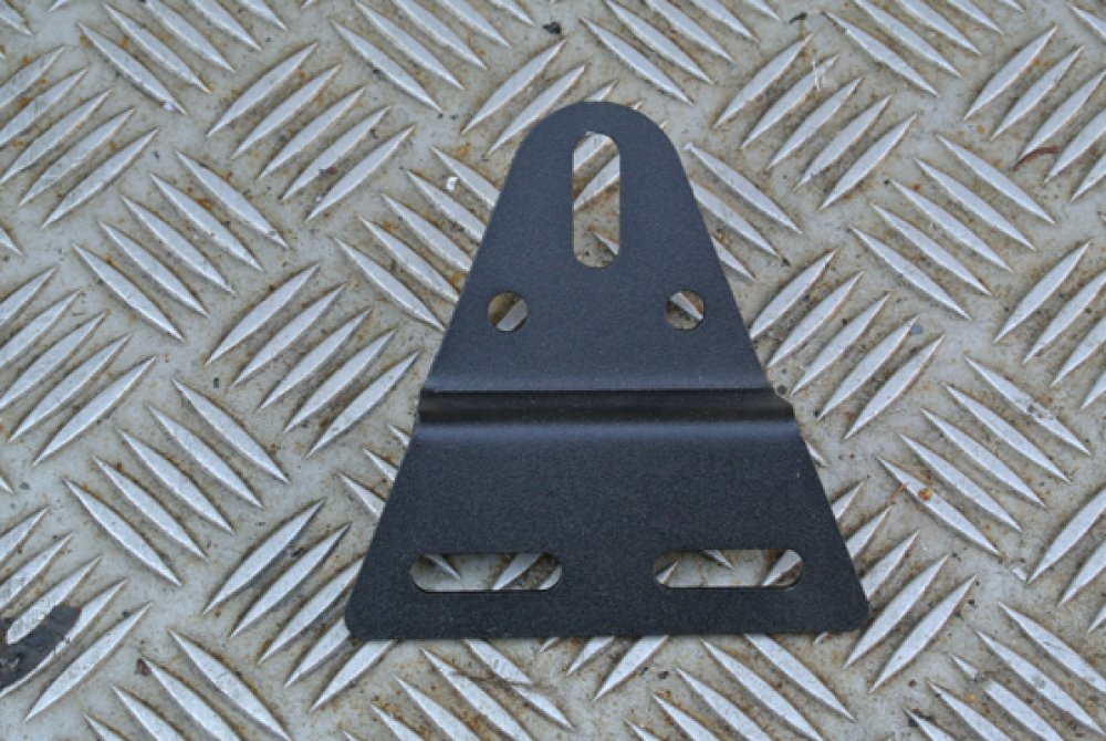 BR LAMPENHALTER / Universal / 2-fach / Stahlblech / schwarz