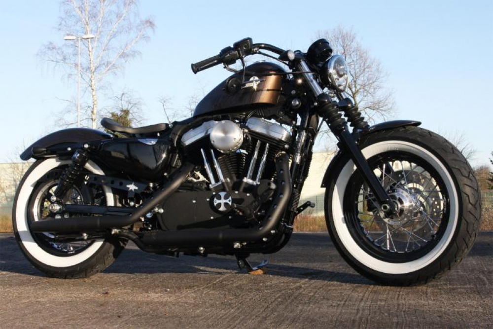TB Zündungsdeckel - IRON CROSS / Bicolor / Evo - Sportster usw.