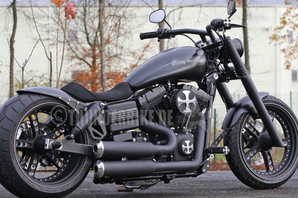 TB Zündungsdeckel - IRON CROSS / Bicolor / Softail, Dyna, Touring  (Twin Cam)