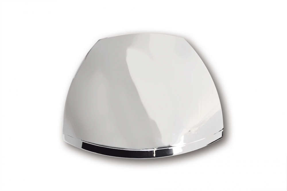 NEU: PW SCHEINWERFER OREGON / Chrom / klares Glas / Befestig. unten / E-Zeich.