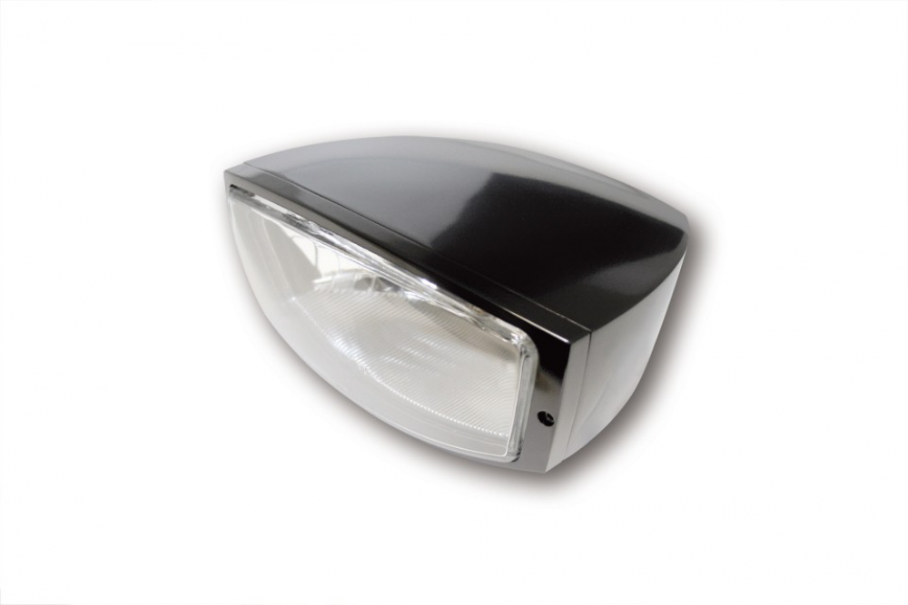 NEU: PW SCHEINWERFER OREGON / Schwarz / klares Glas / Befestig. unten / E-Zeich.