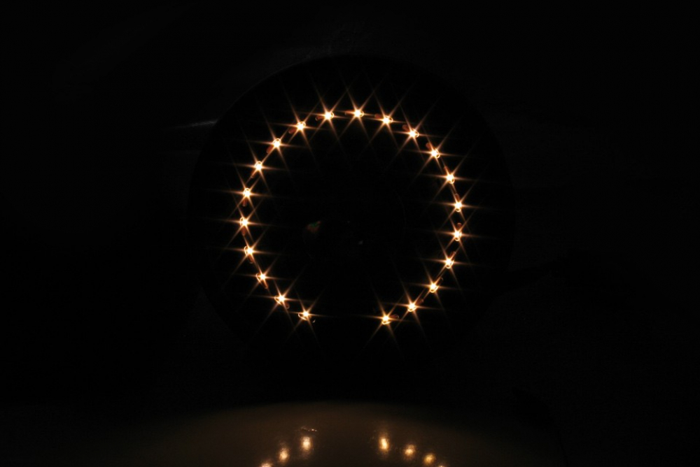 PW 7" SCHEINWERFER CYCLOPS / Schwarz / LED-Positionsl. / seitl. Befestg. / E-Zeich.