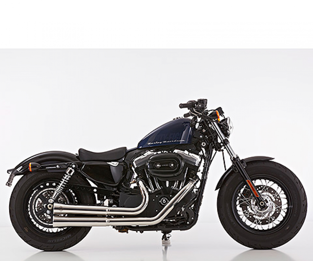 NEU: FALCON Double Groove / EURO 4 / Komplettanlg. / poliert / HD Sportster XL 883/1200 / ab 2017 / ABE