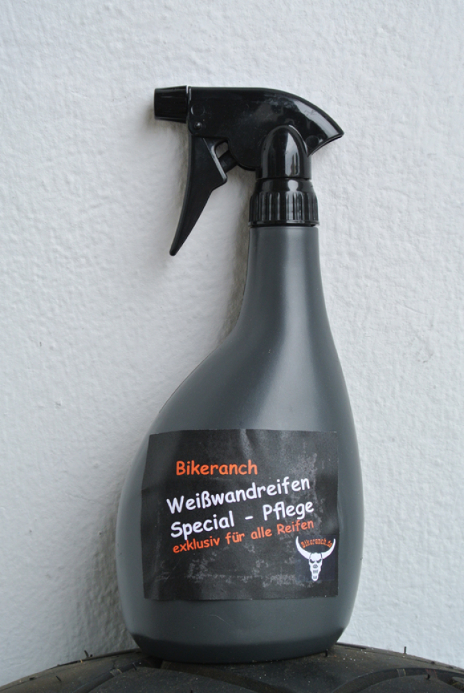 Kibi - SPEZIAL - WEISSWANDREIFEN - und Reifen-Pflege "WHITE BULL" - Auto & Motorrad