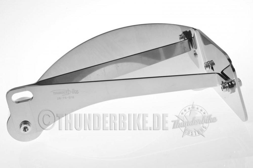 seitl. TBG - Kennzeichen - Grundhalter / silber beschichtet / HD Sportster - ab 2004 / TÜV
