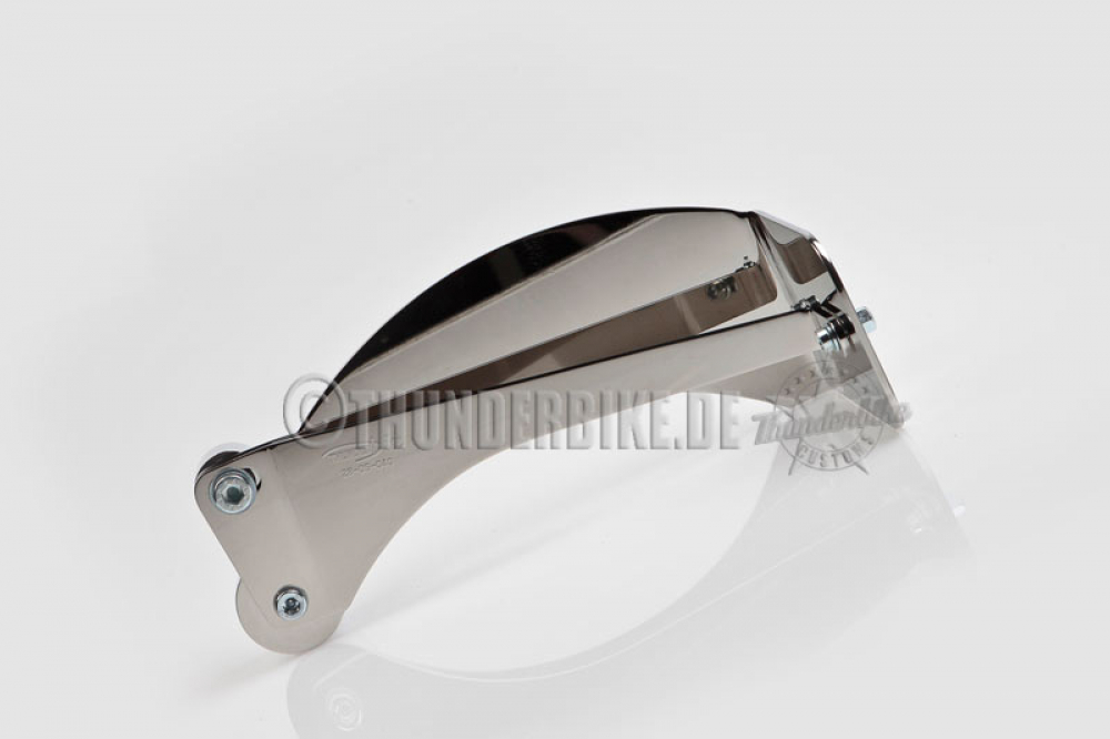 seitl. BR - Kennzeichenhalter - silber beschichtet / Suzuki VZ 1600 Marauder / Kompl.Set / TÜV