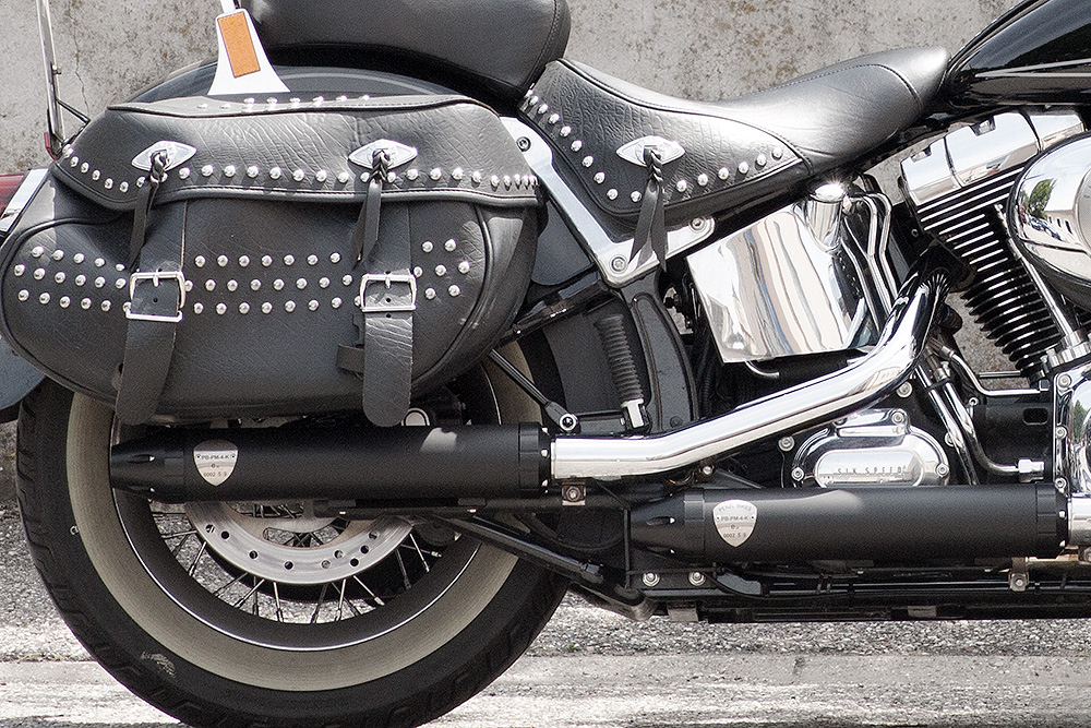 PENZL - Neo Classic Auspuffset verstellb. / black-matt / Harley Sportster / 04-13 / EG-BE