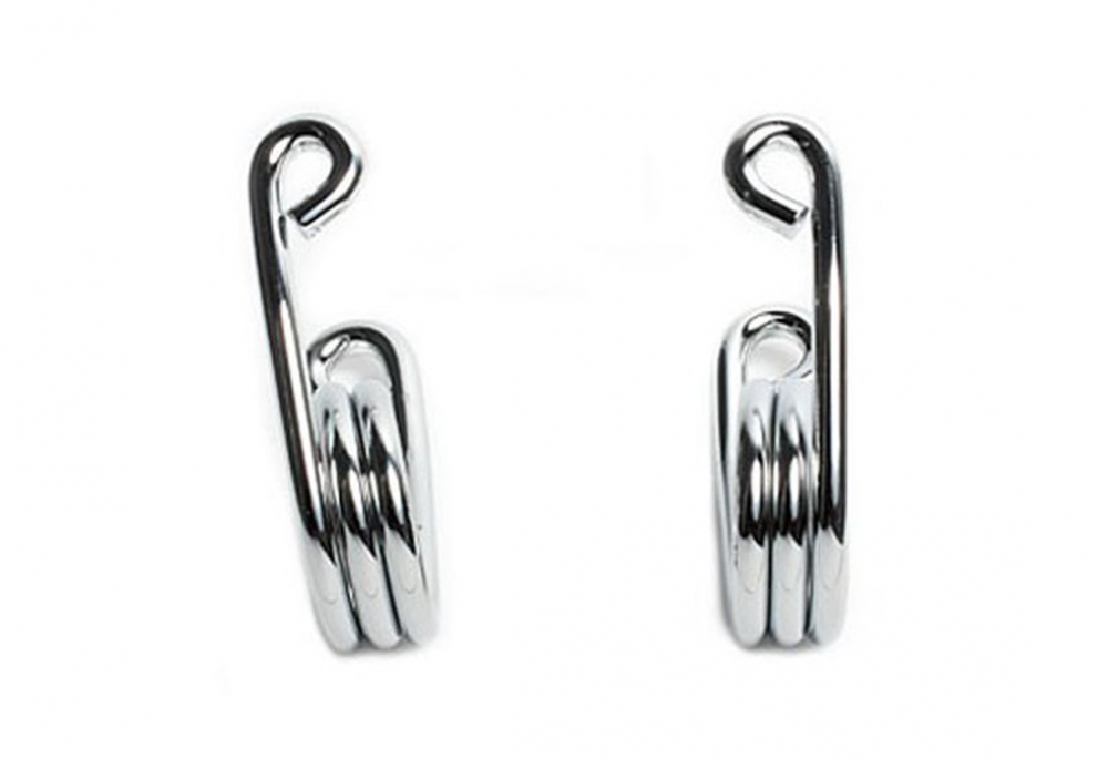 Schwingsattel - 2" - Sitzfedern - Hairspring - links + rechts / universal / chrom