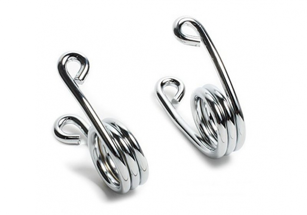 Schwingsattel - 3" - Sitzfedern - Hairspring - links + rechts / universal / chrom