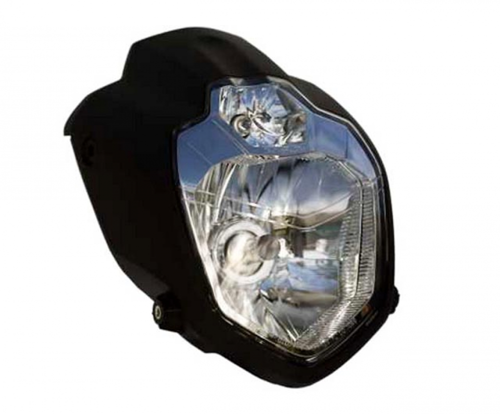 Urban - Scheinwerfer - ohne Halter / Harley Davidson + universal / MT 03-​Optik / E-​Zeichen