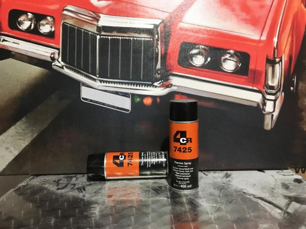 KILLERBIKE Thermospray / Auspuff - Krümmer / silber matt / 400ml / Dose