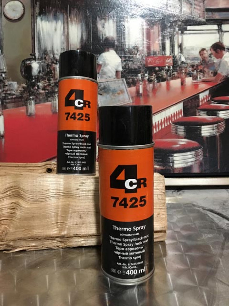 KILLERBIKE Thermospray / Auspuff - Krümmer / silber matt / 400ml / Dose