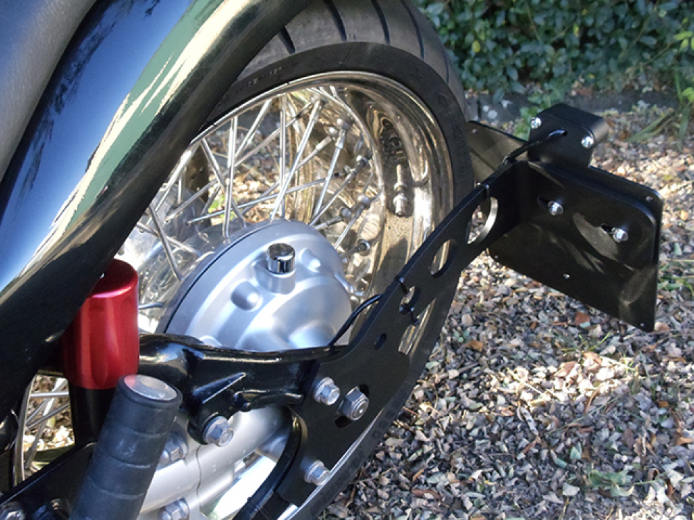 TB Speichenrad-Umbau / Edelstahl / hinten / 6.00 x 15" / Suzuki VS 1400 / Tüv