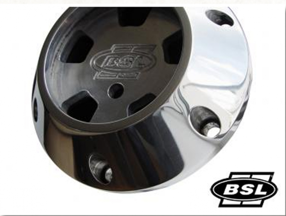 BSL The Bomb Hole Auspuff / chrom + black / Sportster / 04-16 / TÜV