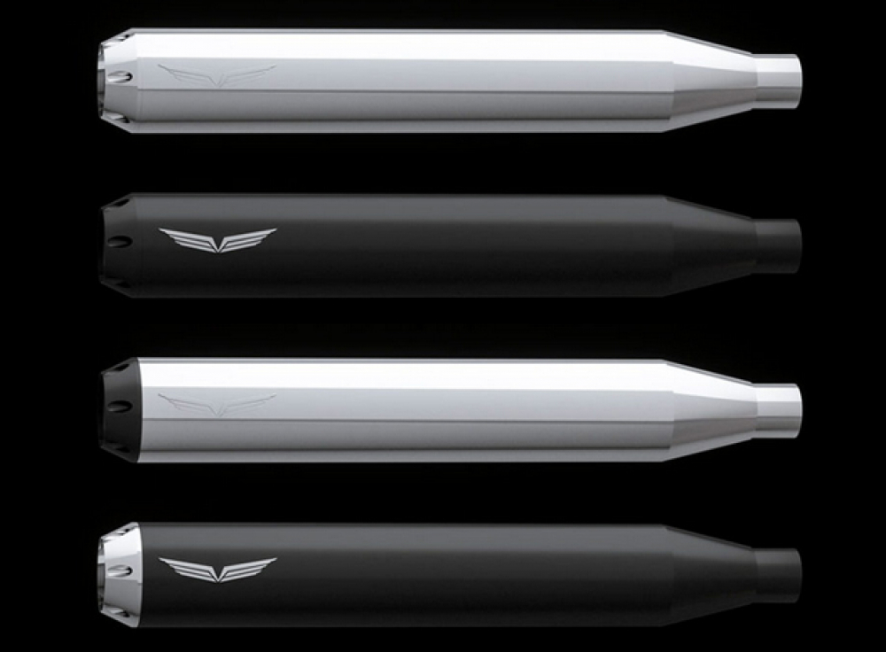 SALE: PENZL V2-Speed Auspuffset elektr. verstellb. / Euro 4 / cera. black / Indian Scout / ab 17 / EG-BE