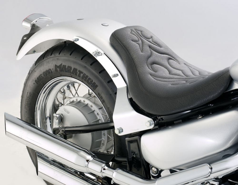 MB Einzelsitz für HECKFENDER Stahlblech / 220mm / Suzuki VL  800 Intruder