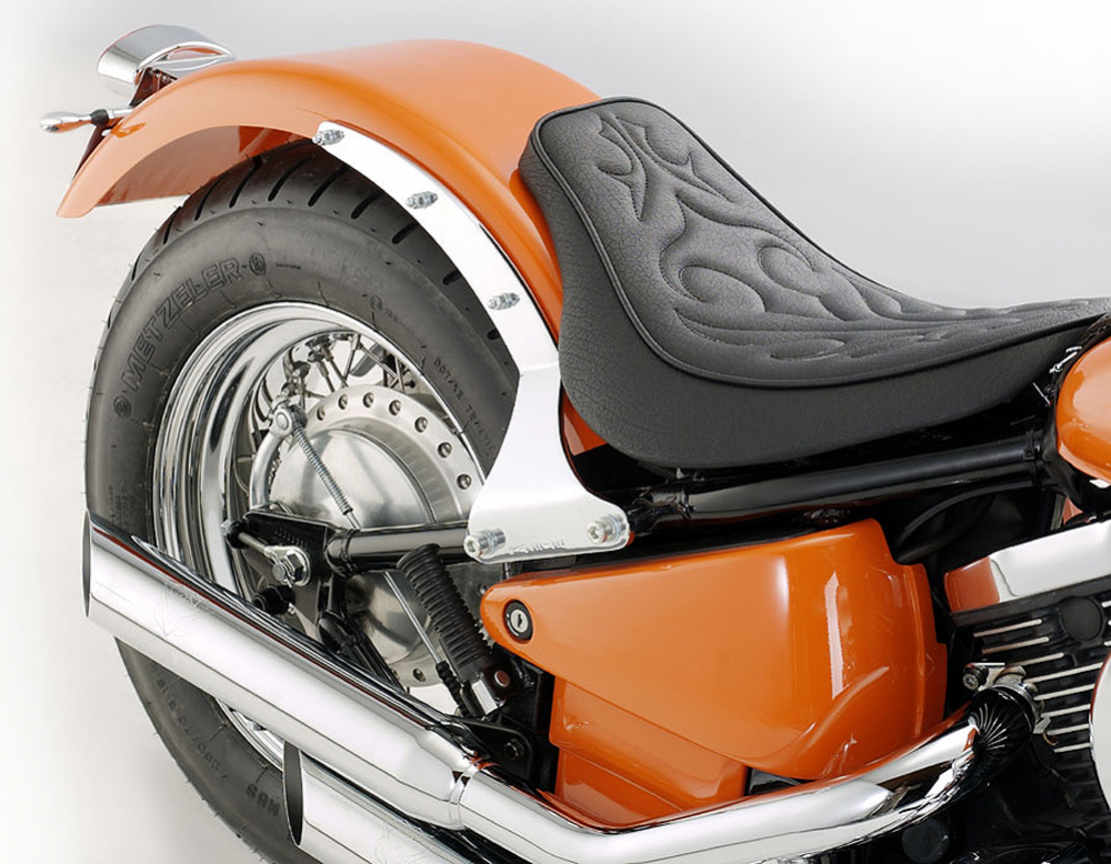 MB Einzelsitz - HECKFENDER Stahlblech / 220 mm / Kawasaki VN 800 Custom & Classic