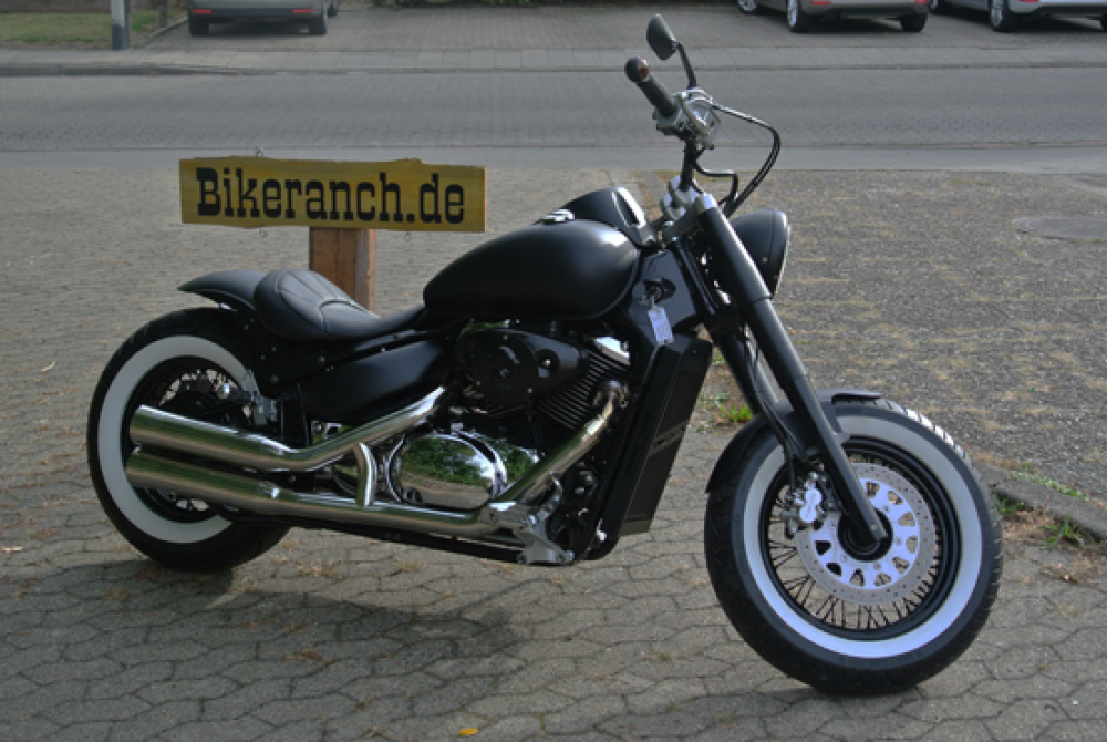 Falcon Double Groove / Suzuki VL / M / C 800 / bis 2005 / Komplettanlg. / ohne KAT / poliert / ABE