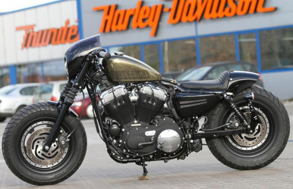 TB HD-HECKFENDER Kit Cafe´Racer/ HARLEY Sportster / ab 2004 / Tüv