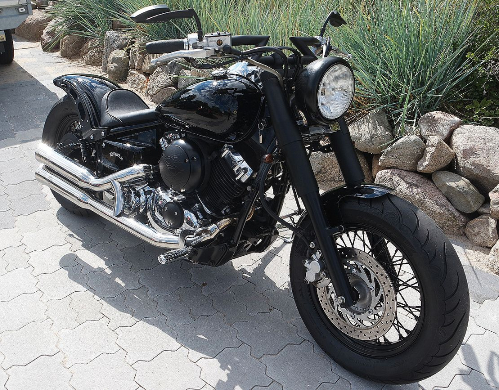 BR - Frontfender - Harley Davidson + universal  "Steel" 130 mm Breite