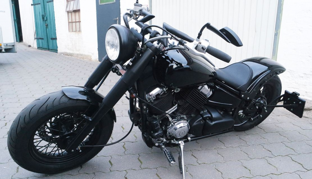 BR - Frontfender - Harley Davidson + universal  "Steel" 130 mm Breite