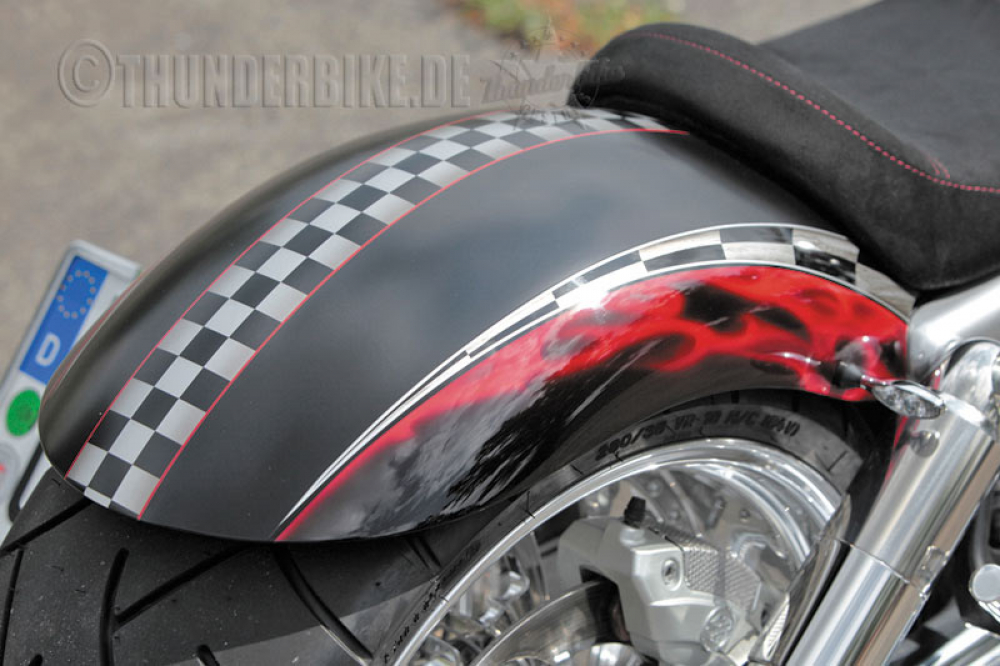 TB HECKFENDER RECALL / GFK / HARLEY - V-Rod / VRSC / bis 2006 / TÜV