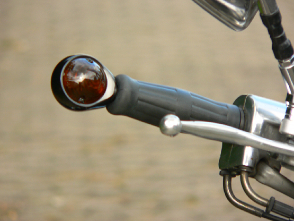 PW Lenkerenden - Blinker BULLIT / schwarz / getöntes Glas / 1 Paar / E-geprüft