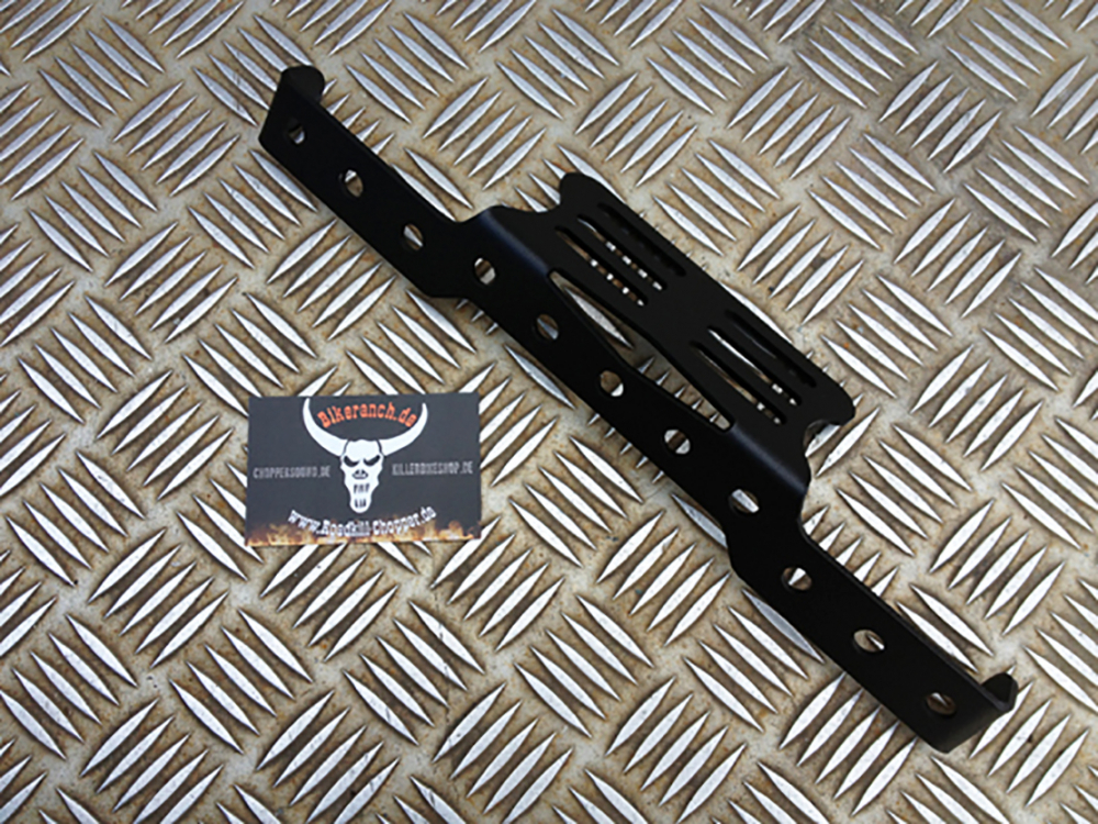 Nur bei uns: BR - Blinkerhalter - universal - vorne / stabiles Stahlblech / schwarz / inkl. Blinker !
