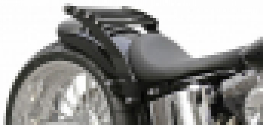 BR - Custom - Gepäckträger / HD Softail / Fat Boy FLFB/S, Breakout FXBR/S + FXDR / ab 07 - 17 / Steel black / 240er / 260er