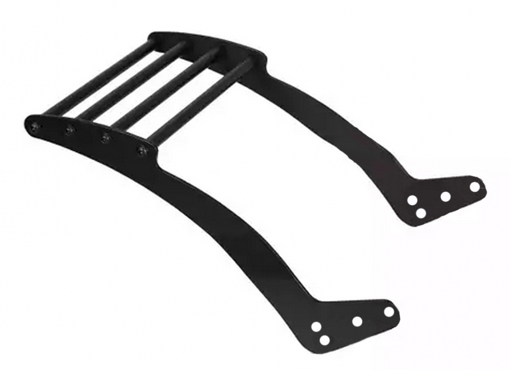 BR - Custom - Gepäckträger / Harley - Custom-Bikes - nur Rocker - Modelle / 98 - 07 / Steel schwarz / 16" - 18" Rad / 240 / 260er Reifen