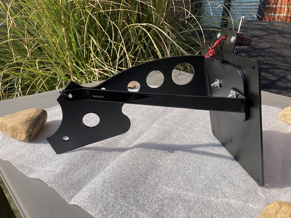SALE: seitl. BR - Kennzeichenhalter - BULL 5 mm - Kompl.-Set - schwarz / Yamaha XVS 1100 DragStar / TÜV