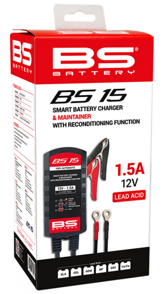 BS BATTERY - BS15 - Intelligentes Batterie - Ladegerät