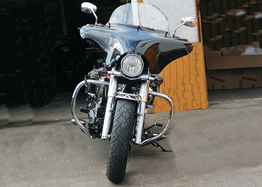 Neu: BATWING - Windshield  - Frontverkleidung / Kawasaki VN 800 Classic / ABE