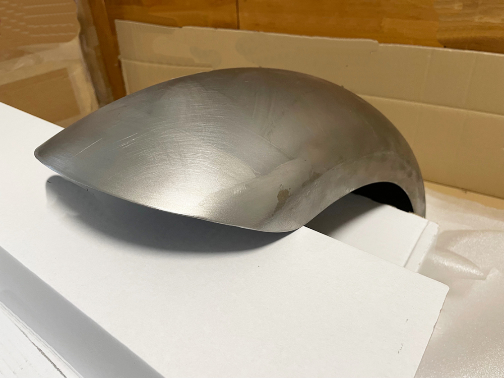 BR - Service - Arbeit: Heckfender - hinten rund schneiden - Stahlblech od. GFK - Heckfender