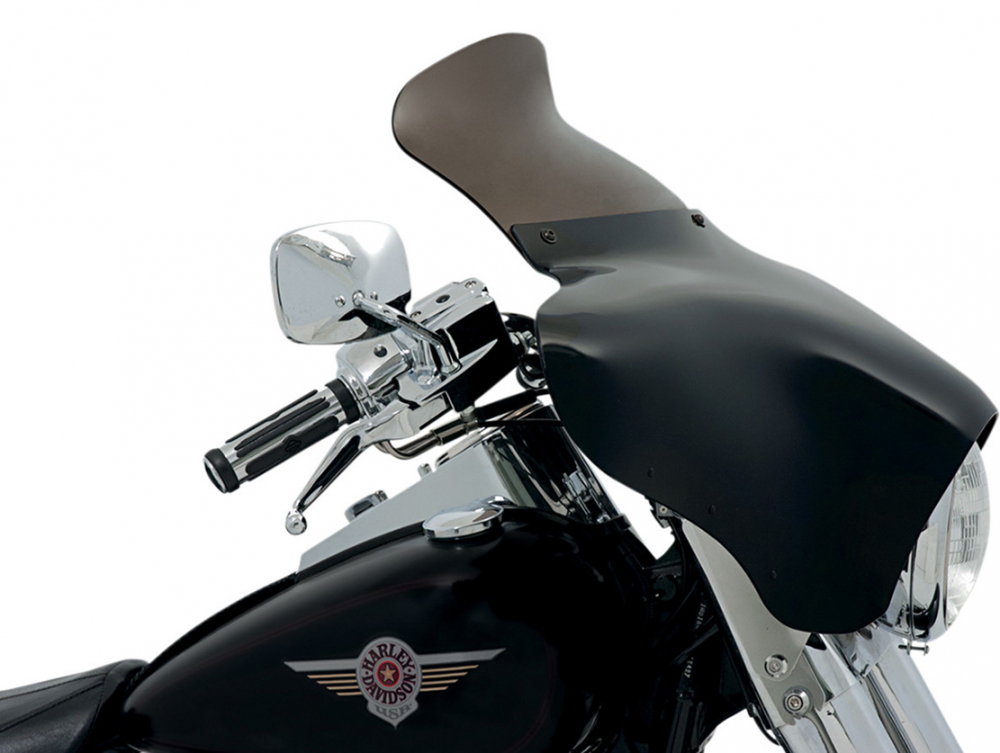 Neu: BATWING - Windshield  - Frontverkleidung / Harley Softail + RoadKing - inkl. Halter / 1994 - 2022 / ABE