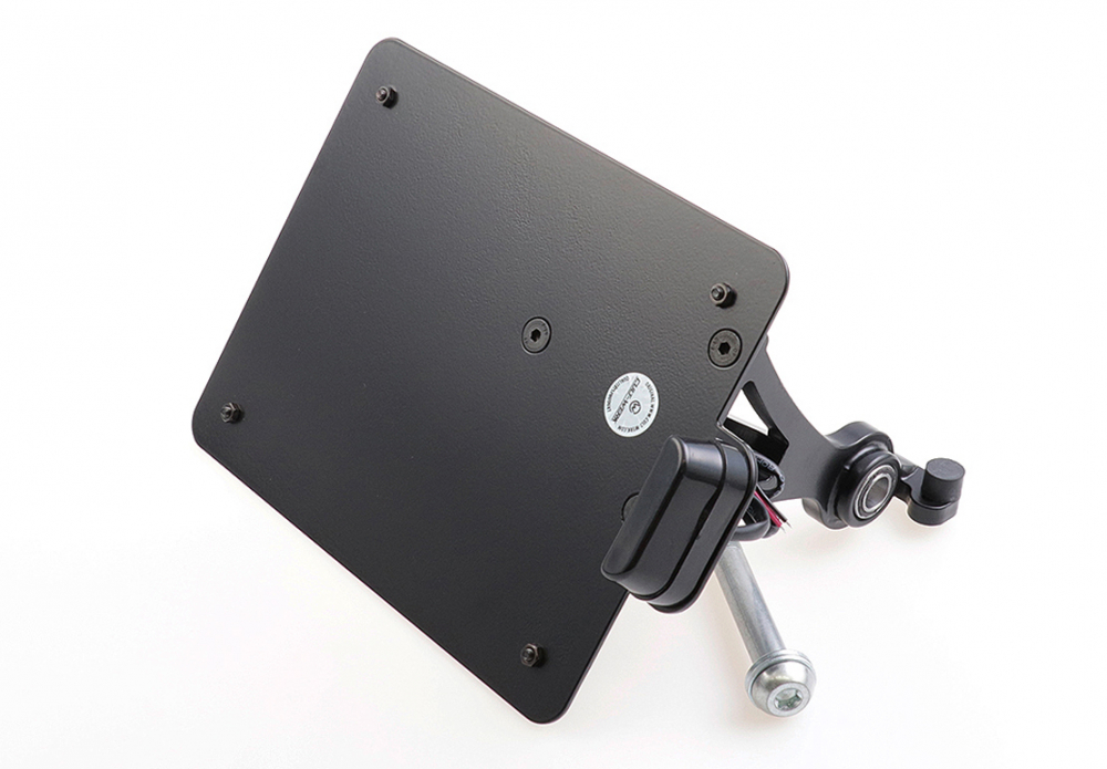 CW - seitl. Kennzeichenh. Kompl.-Set / black / HD Sportster ab 2000 / TÜV