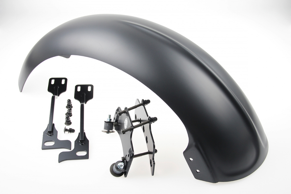 CW - HD-Heckfender - Sportster - "Mitschwingheck" / ABS - schwarz - lackierfähig / ab 2004 / Tüv