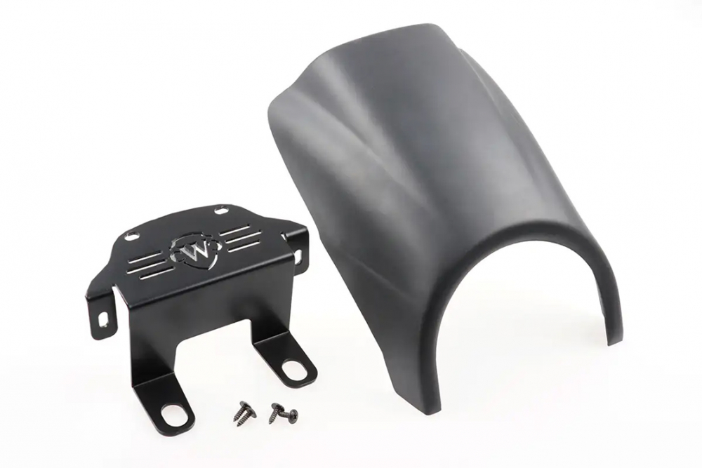 CW - Scheinwerfermaske Custom - schwarz glänzend / Harley Softail - Street Bob + Standard  ab 2018