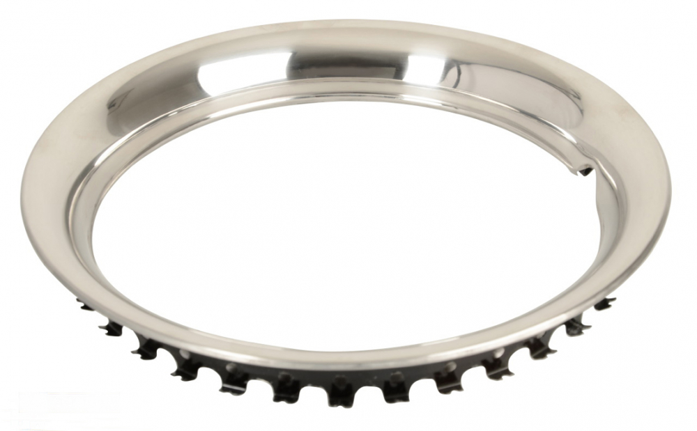 Classic - Chromringe für 15" Räder / z.B. VW Käfer / Karman Ghia / 4 Stck
