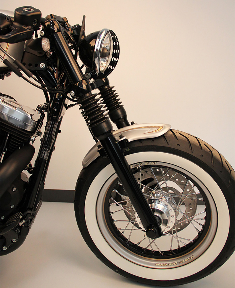 CW Frontfender - Old School / ABS / HD Sportster - Forty Eight 48 - bis 2015