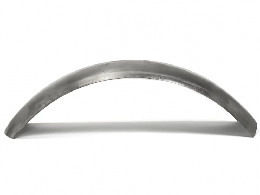 NEU: BR Stahlblech - Heckfender - roh / Bobber Round - rugged - 185 x 690 mm  / für Eigenumbau