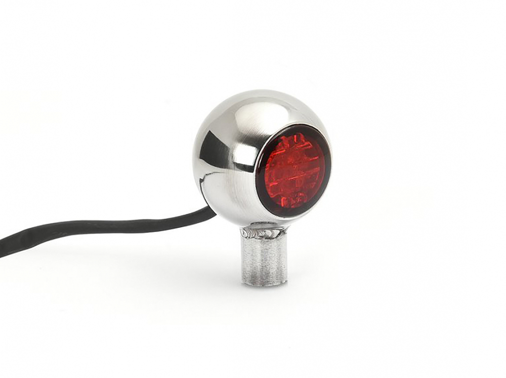 Mini Cyclops - Rücklicht / Edelstahl VA - poliertes Finish / handmade in Germany / ECE