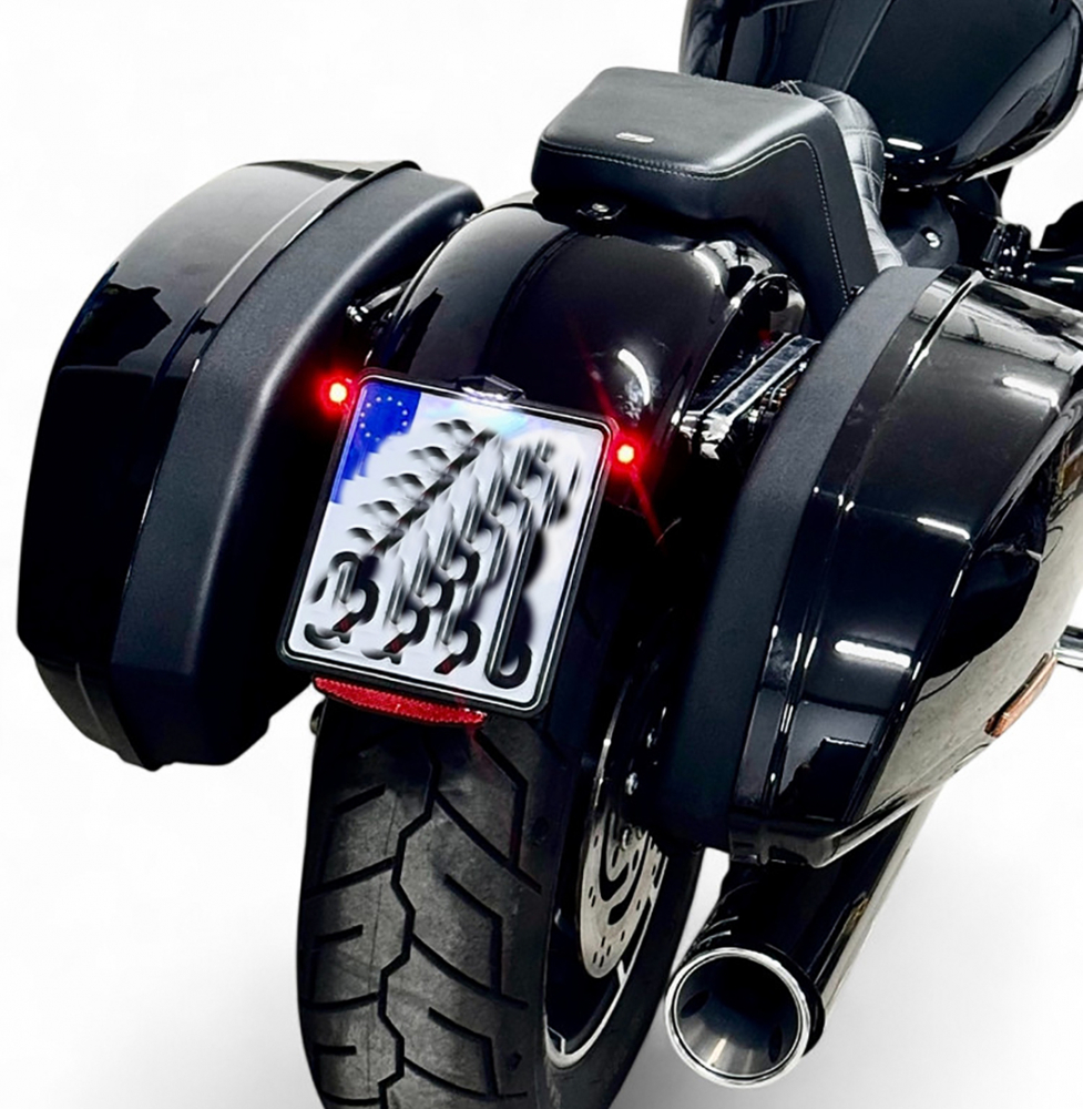 DE - KZH - Kennzeichenträger - Roadkill Inside - 3 in 1 / Billet Aluminium / schwarz / 18 x 20 cm