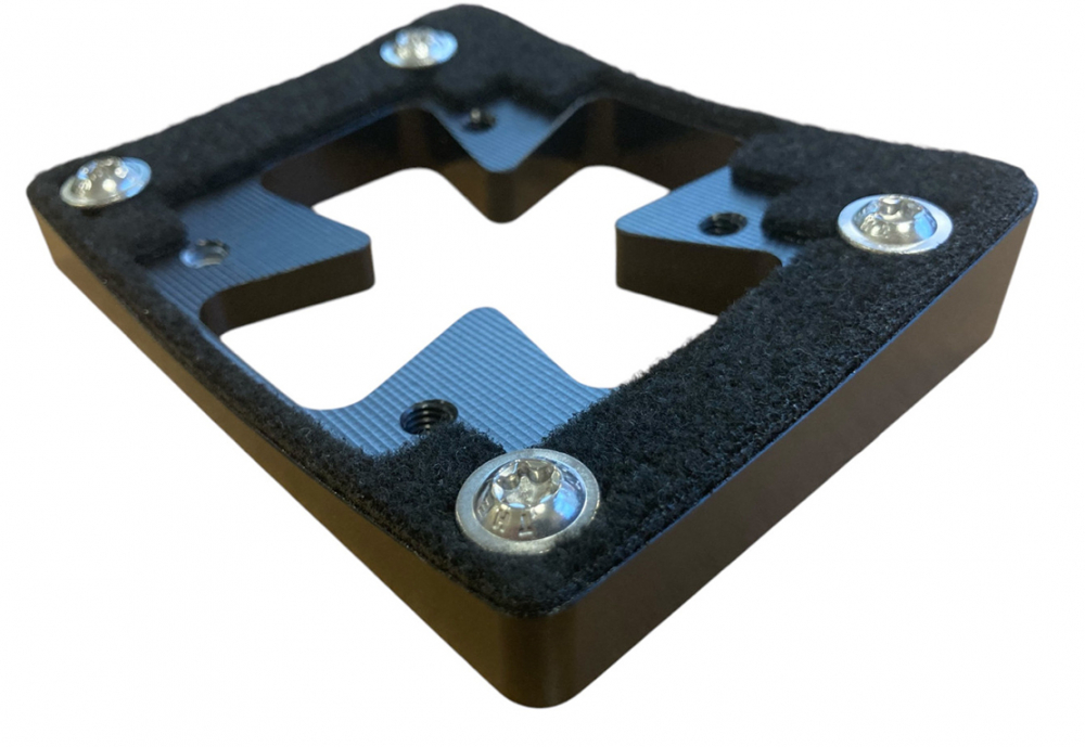 DE - KZH - Fender - Adapter - Halteplatte KZH - Roadkill Inside - schwarz / Softail ab 2018 + Universal